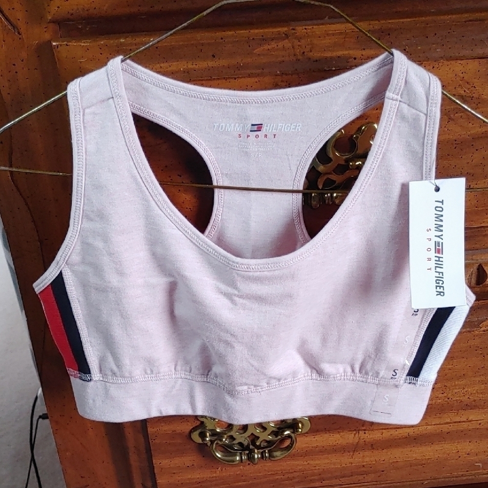 Tommy Hilfiger Women's Pink Sports Top - Picture 1 of 10